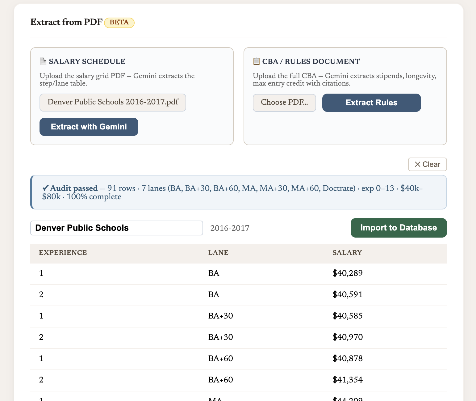 AI-Powered Extraction screenshot